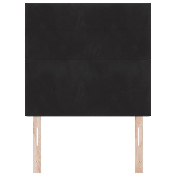 LED глава с LED ленти Черен 90 cm Кадифе