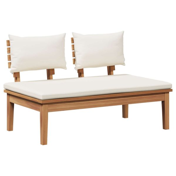 Градински Софа Комплект 5 pcs Кафяв и Кремав