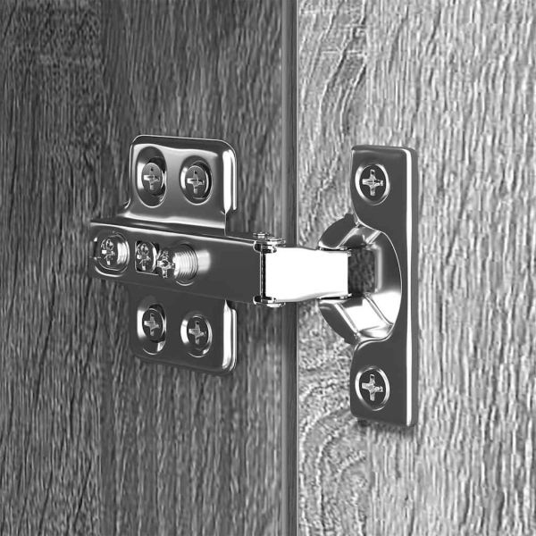 Комплект ТВ шкафове от 10 части, сив сонома, инженерно дърво