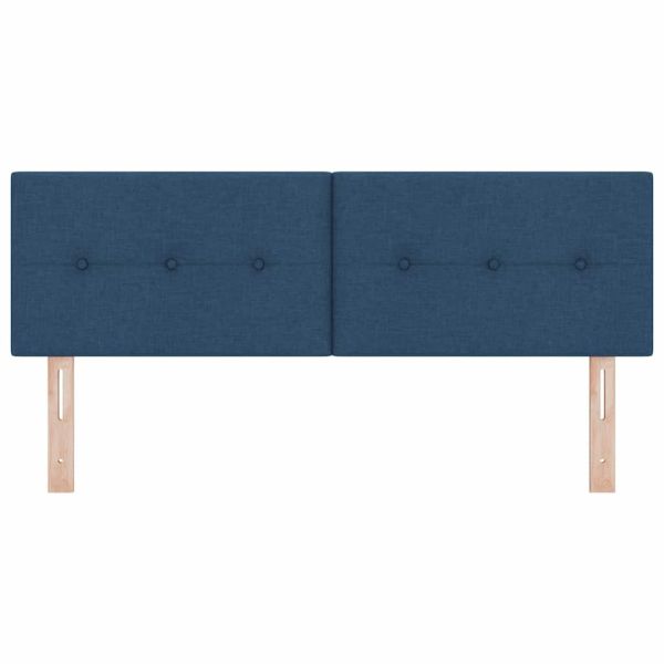 LED глава с LED ленти с таблото Синьо 144 см текстил