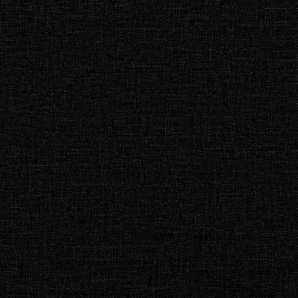 LED глава с LED ленти с таблото Черен 144 см текстил