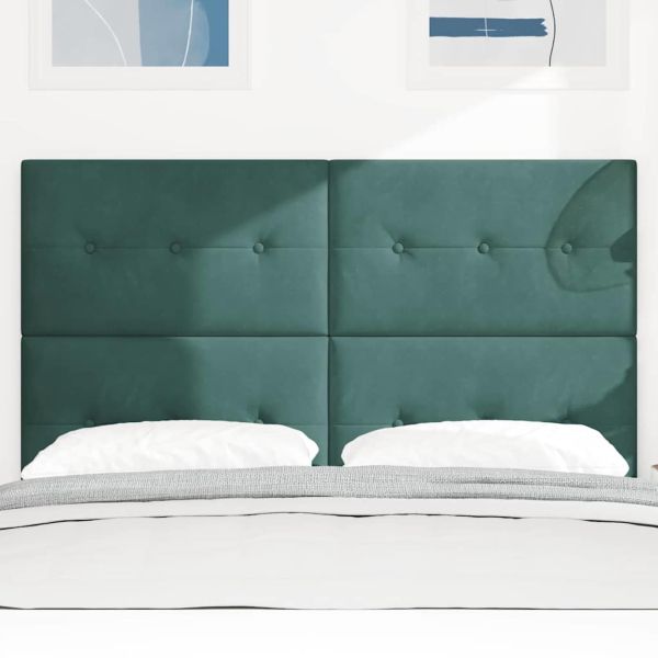 LED глава с LED ленти Зелен 144 см Кадифе