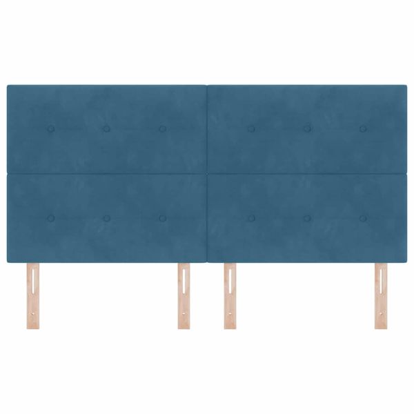 LED глава с LED ленти Синьо 180 cm Кадифе