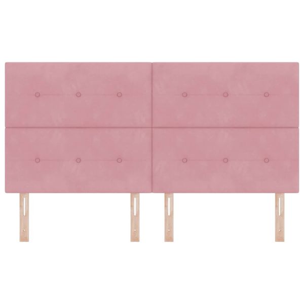 LED глава с LED ленти Розово 180 cm Кадифе