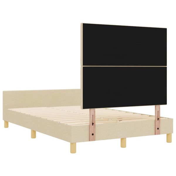 Рамка за легло с таблото Крем 120 x 200 cm текстил