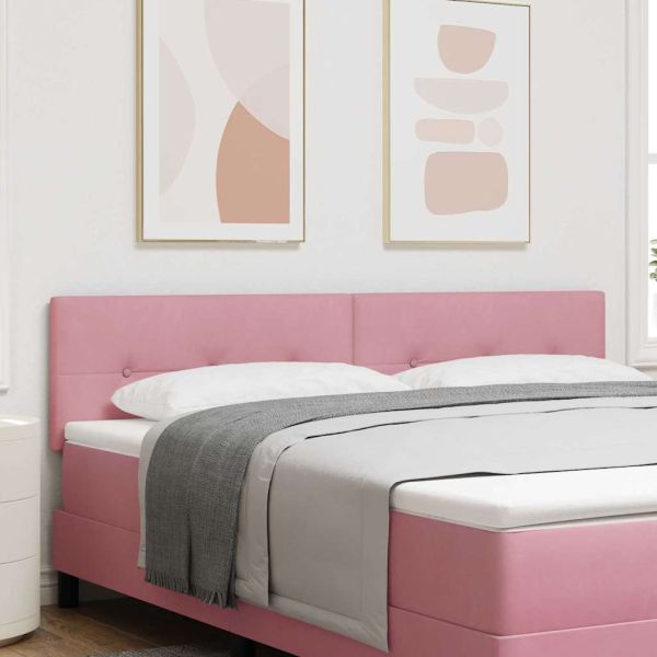 Облегалка за глава Розово 180 cm Кадифе