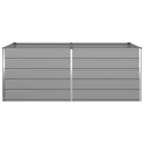 Кашпа Светлосиво 195 x 100 x 45 см Галванизирана стомана