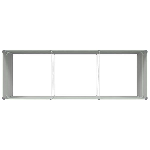 Кашпа Пастелно зелено 195 x 100 x 45 см Галванизирана стомана