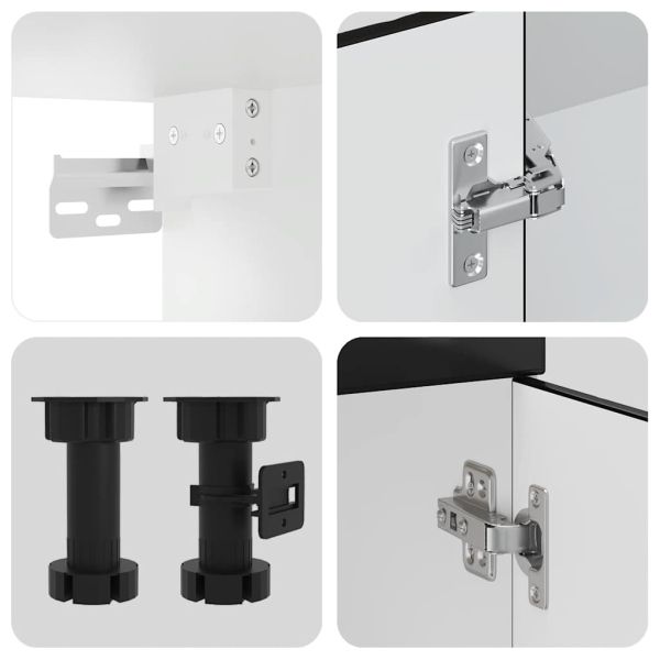 Комплект кухненски шкафове от 7 части Kalmar, инженерно дърво