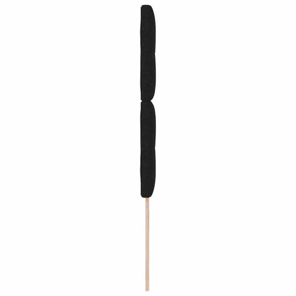 Табла за легло с регулируема височина Черно 80 cm текстил