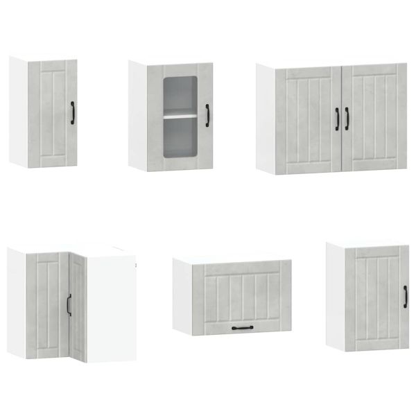 Комплект кухненски шкафове от 11 части Kalmar, инженерно дърво