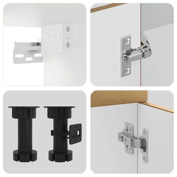 Комплект кухненски шкафове от 11 части Kalmar, инженерно дърво