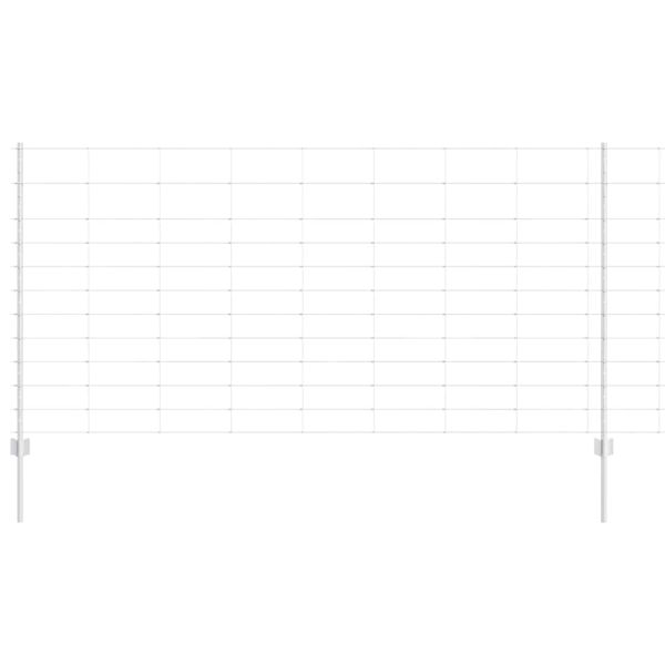 Ограда с пост Сребрист 1,2 x 50 m Стомана