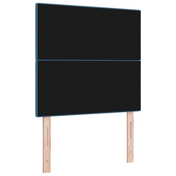Облегалка за глава Тъмен син 80 cm Кадифе