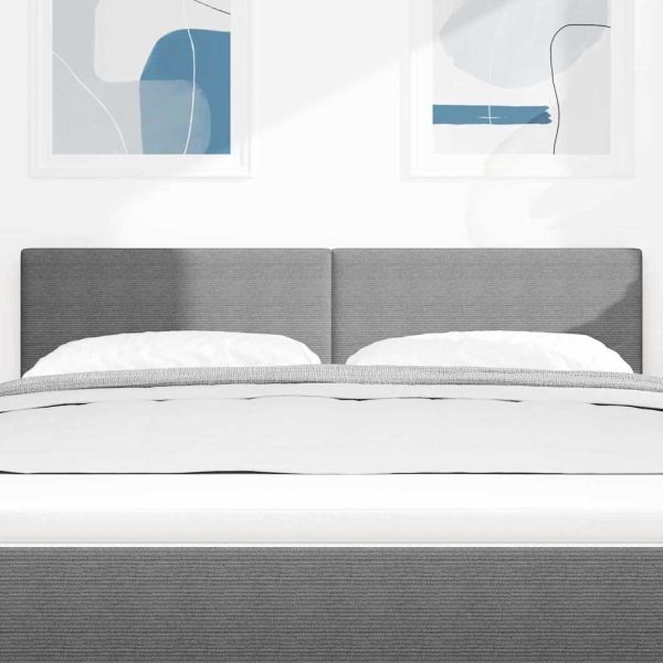 LED глава с LED ленти Светлосиво 144 см Кордюрова тъкан