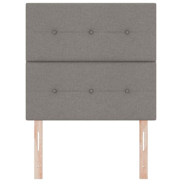 LED глава с LED ленти с таблото Таупе 100 cm текстил