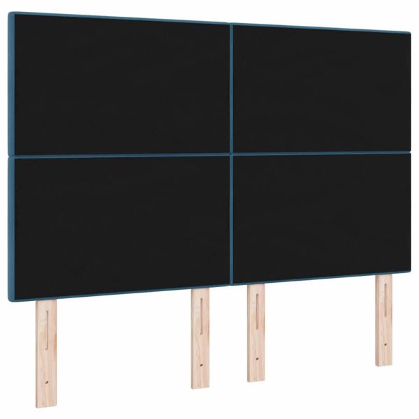 LED глава с LED ленти Синьо 160 cm Кадифе