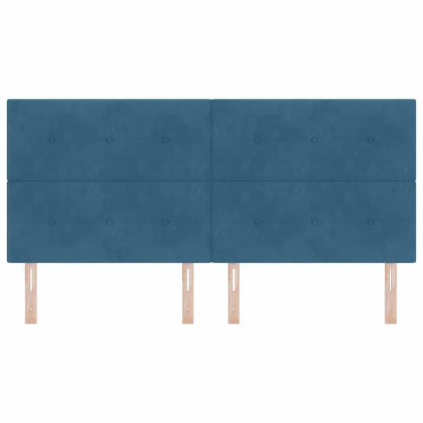 LED глава с LED ленти Синьо 200 cm Кадифе