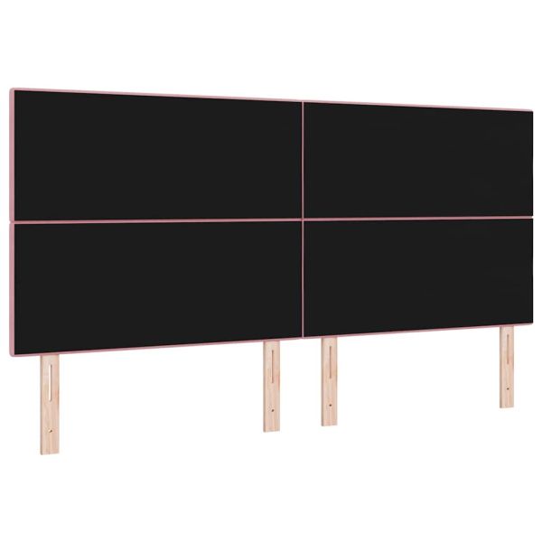 LED глава с LED ленти Розово 200 cm Кадифе