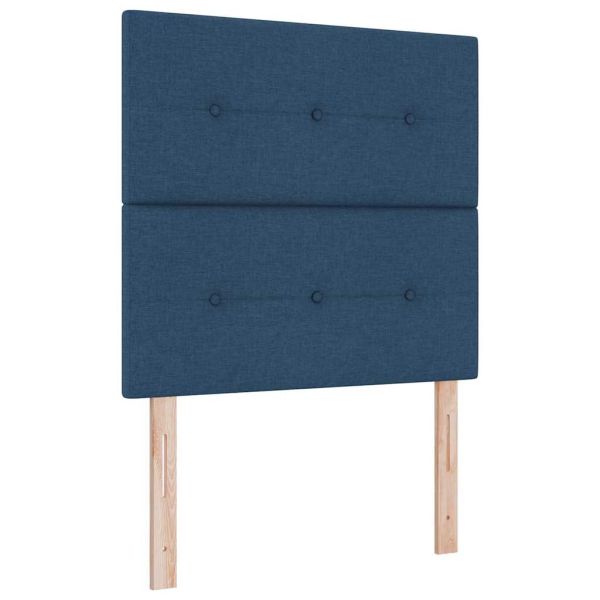 Рамка за легло с таблото Синьо 120 x 190 cm текстил