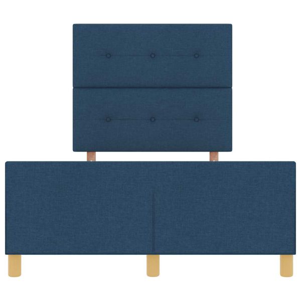 Рамка за легло с таблото Синьо 120 x 190 cm текстил