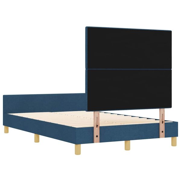 Рамка за легло с таблото Синьо 120 x 190 cm текстил