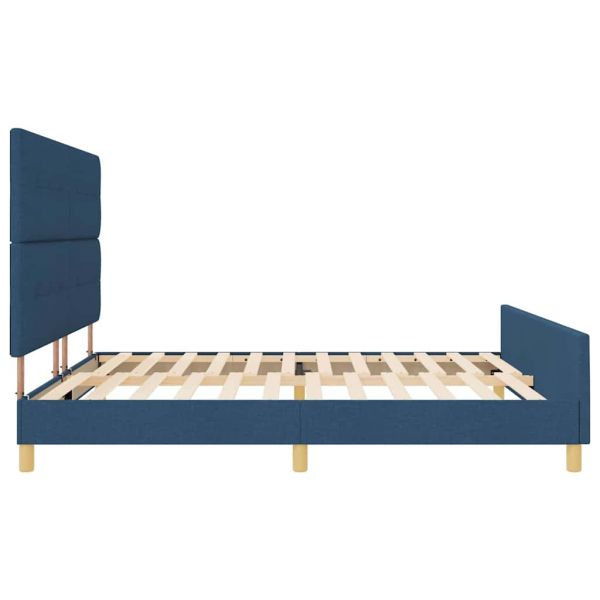 Рамка за легло с таблото Синьо 200 x 200 cm текстил