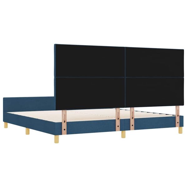 Рамка за легло с таблото Синьо 200 x 200 cm текстил