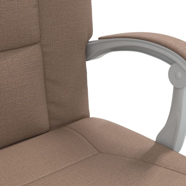 Наклоняем офис стол, кафяв, текстил