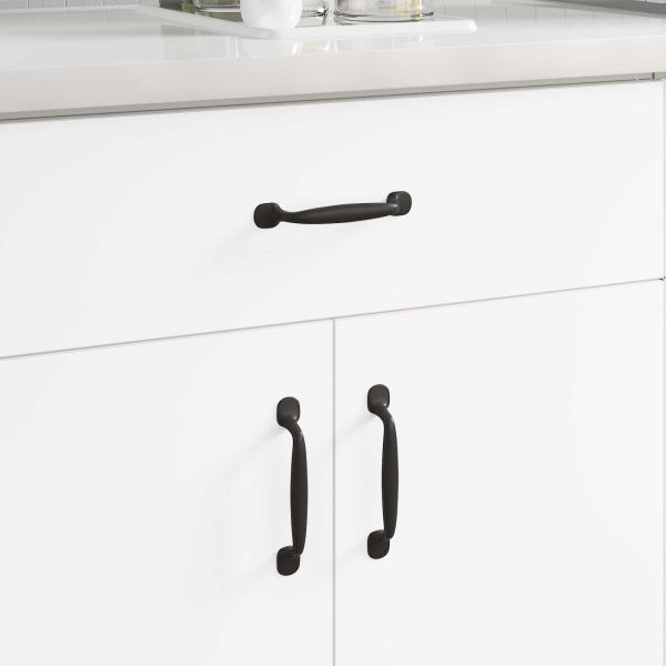 Дръжка за мебели 12 pcs Черно 130 x 19,4 x 22,3 мм Алуминий