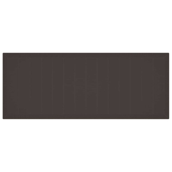 Комплект за хранене в градината 9 pcs Кафяво Полипропилен