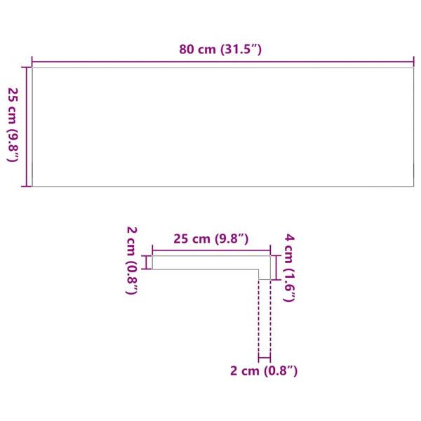 Стълбищни стъпала, 20 бр, светлокафяви, 80x25x2 см, дъб масив
