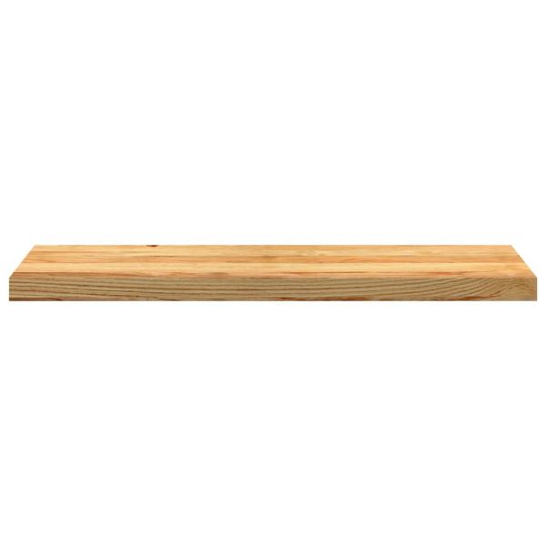 Стълбищни стъпала, 20 бр, светлокафяви, 90x30x2 см, дъб масив