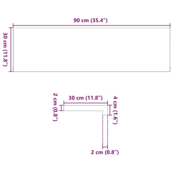 Стълбищни стъпала, 20 бр, светлокафяви, 90x30x2 см, дъб масив