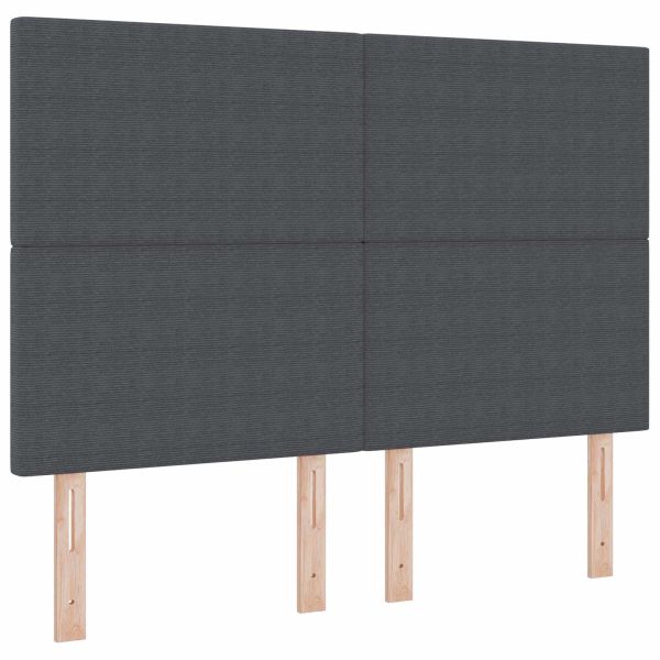 LED глава с LED ленти Тъмен сив 160 cm Кордюрова тъкан