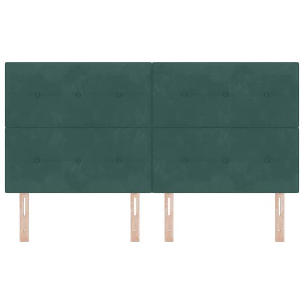 LED глава с LED ленти Зелен 180 cm Кадифе