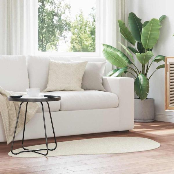 Килими за помещение HUARTE Крем 80 x 150 cm Полиестер