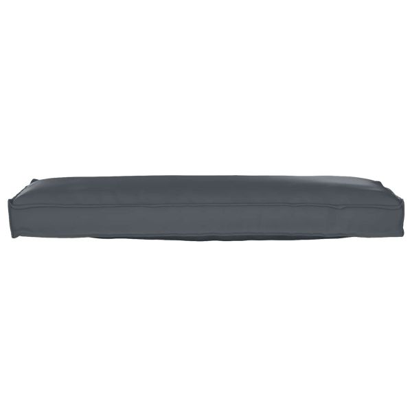 Комплект възглавници за палет 2 pcs Антрацит 120 x 40 x 8 см