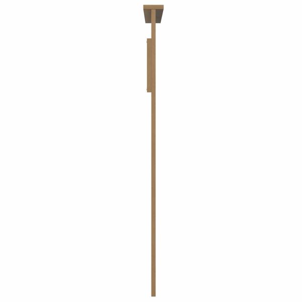 Облегалка за глава Дъб 80 cm Инженерно дърво