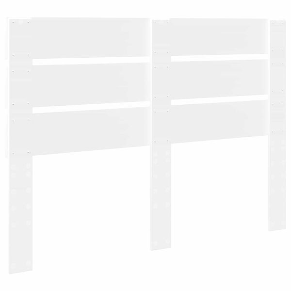 Облегалка за глава Бяло 150 cm Инженерно дърво