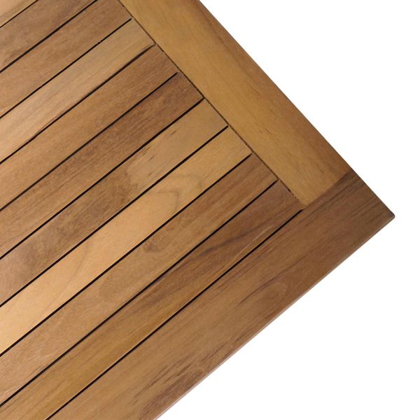 Градинска пейка 2 pcs Кремаво и кафяво Масивна тикова дървесина