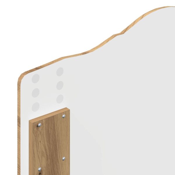 Облегалка за глава Дъб 90 cm Инженерно дърво