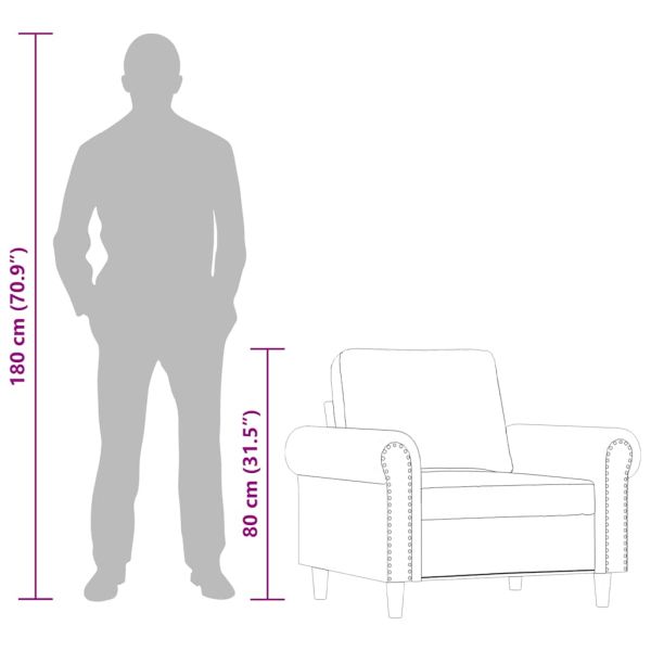 Стол кресло, виненочервен, 60 см, изкуствена кожа