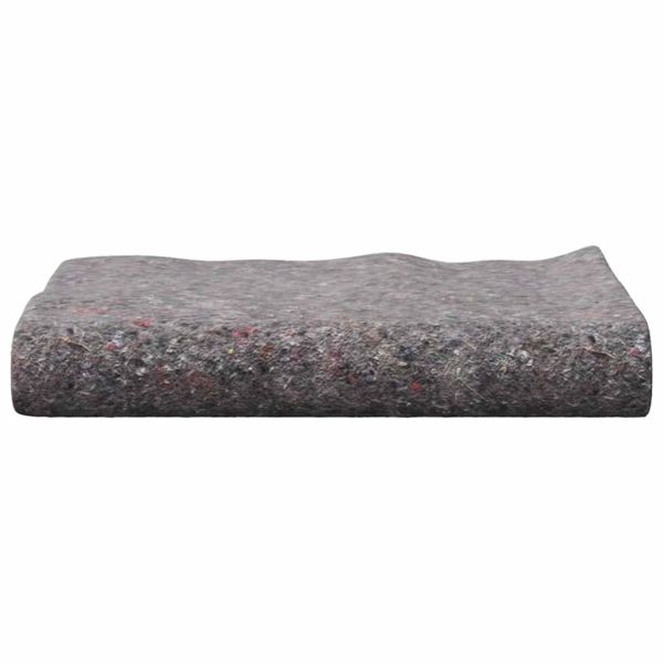 Одеяла за преместване 25 pcs Сив 150 x 200 cm текстил