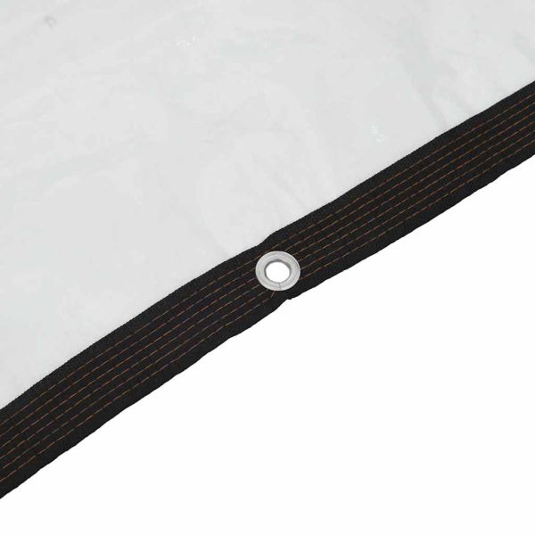 Прозрачен брезент с капси 2x2 м, полиетилен