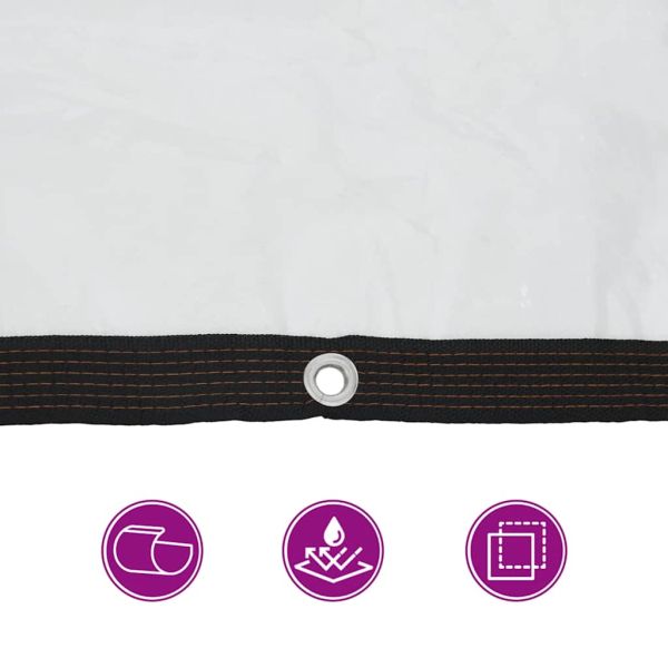 Прозрачен брезент с капси 2x2 м, полиетилен