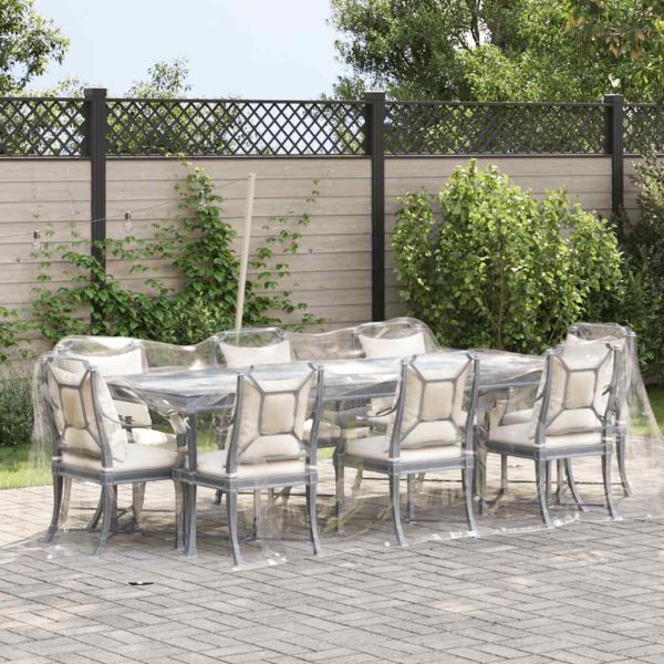 Прозрачен брезент с капси 2x5 m PVC