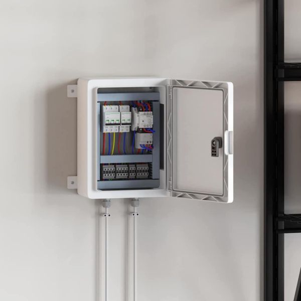 Контролен шкаф Сив 32 x 13 x 33 см ABS пластмаса