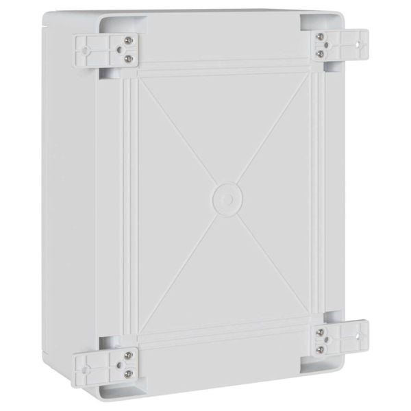 Контролен шкаф Сив 37 x 19,5 x 40 см ABS пластмаса