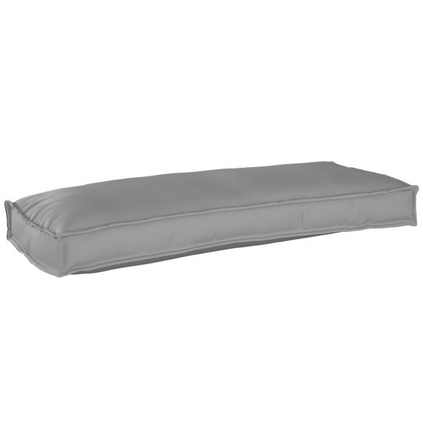 Комплект възглавници за палет 2 pcs Сив 100 x 40 x 8 см